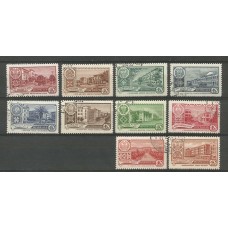 Серия почтовых марок СССР Столицы автономных советских социалистических республик
